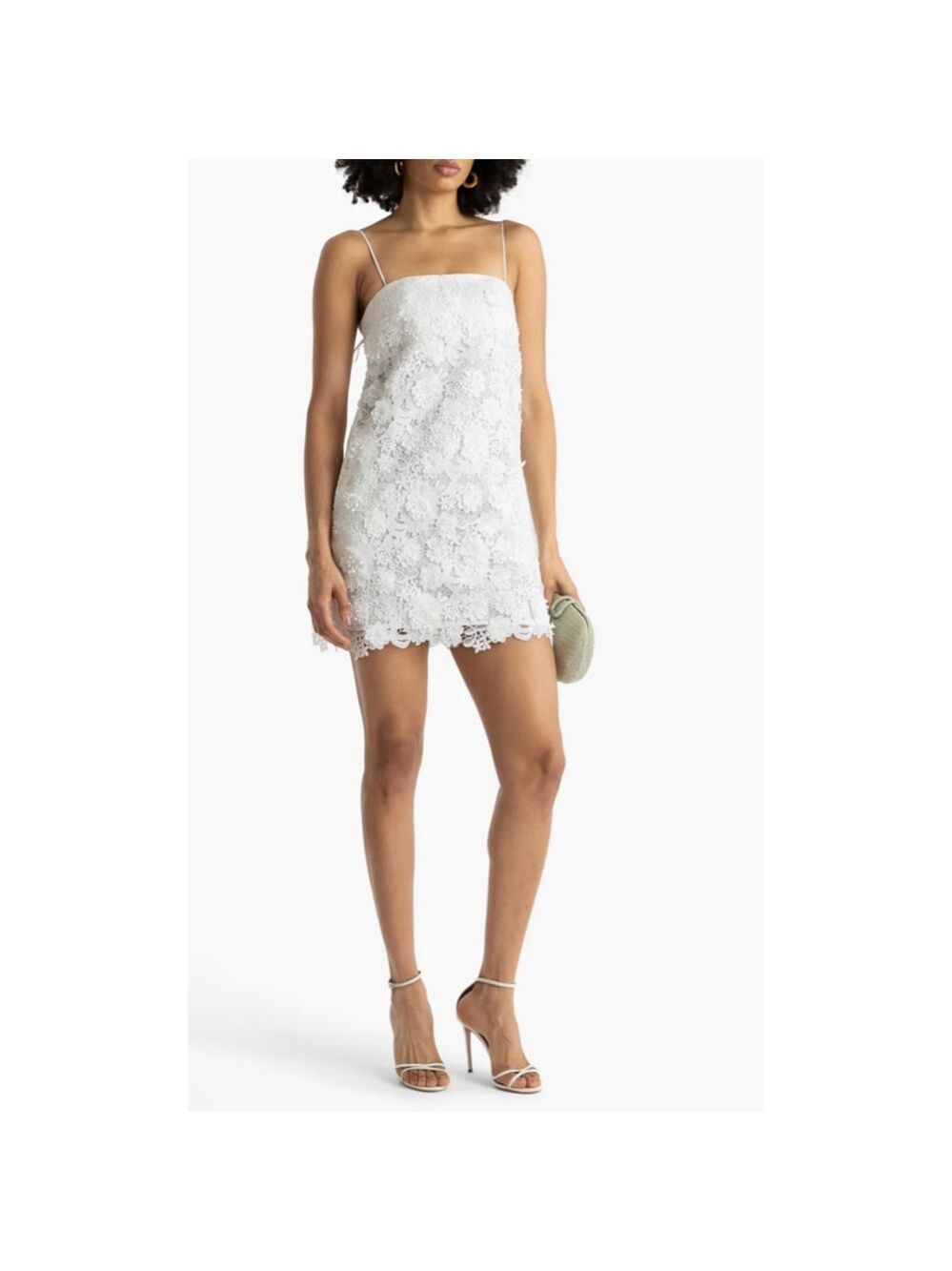 NWT ZIMMERMANN Raie Guipure Lace Mini Dress Ivory Size 3/US 10-12 - Picture 2 of 8